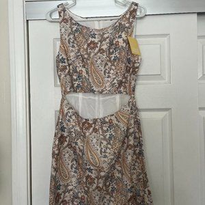 Charlie Holiday Ivy Dress in paisley | Size M